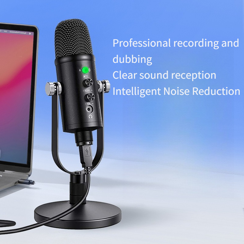 Streaming Mic Condenser - USB Streaming Podcast PC Microphone Studio