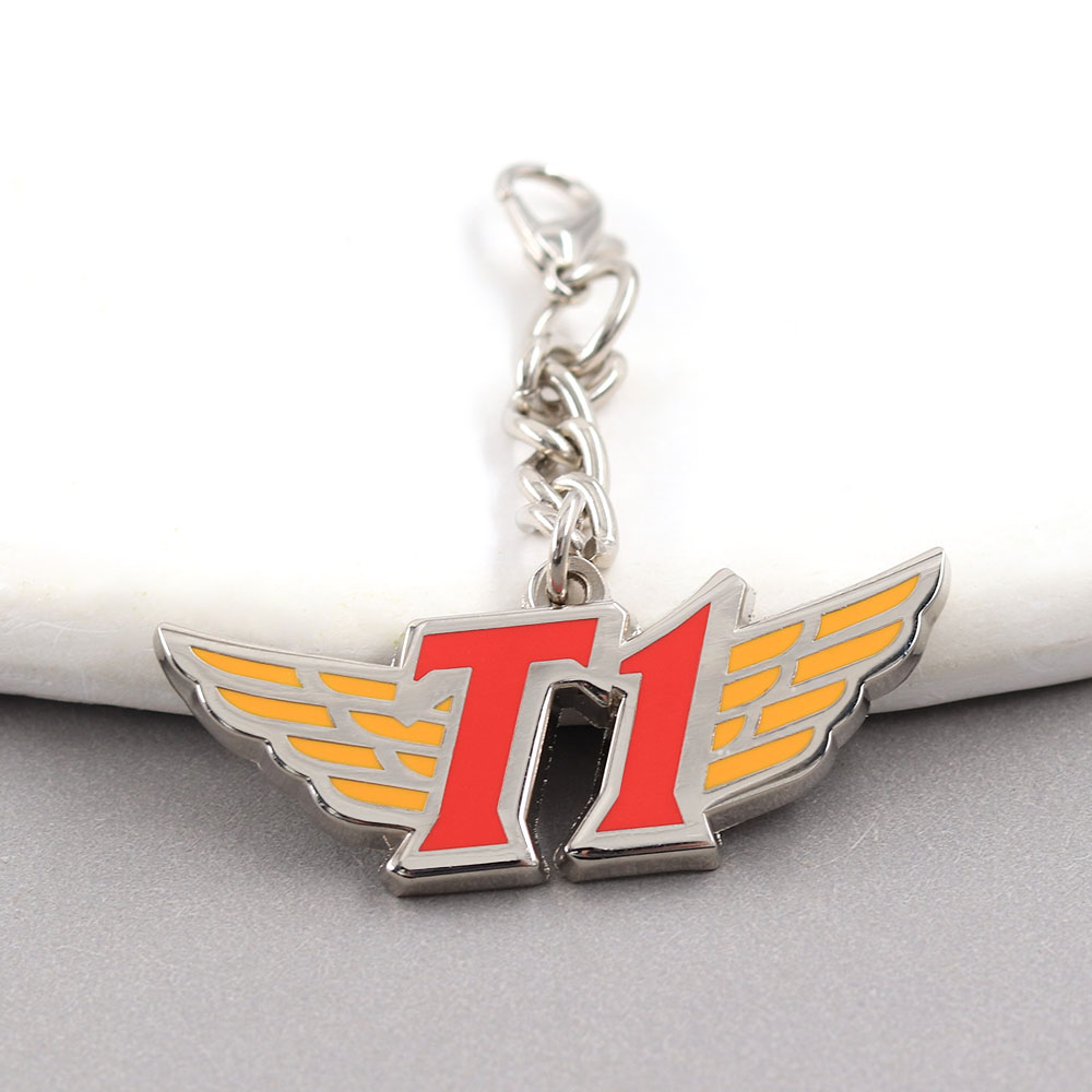 Esports Gaming Logo - T1 Team Logo Metal Keychain Enamel