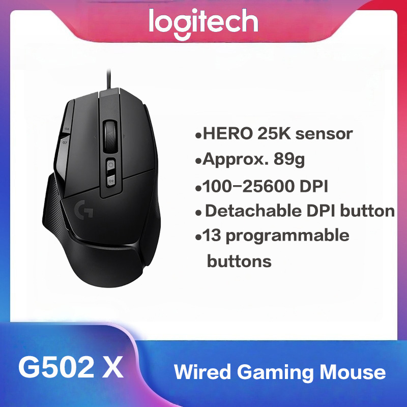 Esports Gaming Brands - Logitech G502X Wired Gaming Mouse Lightweight
