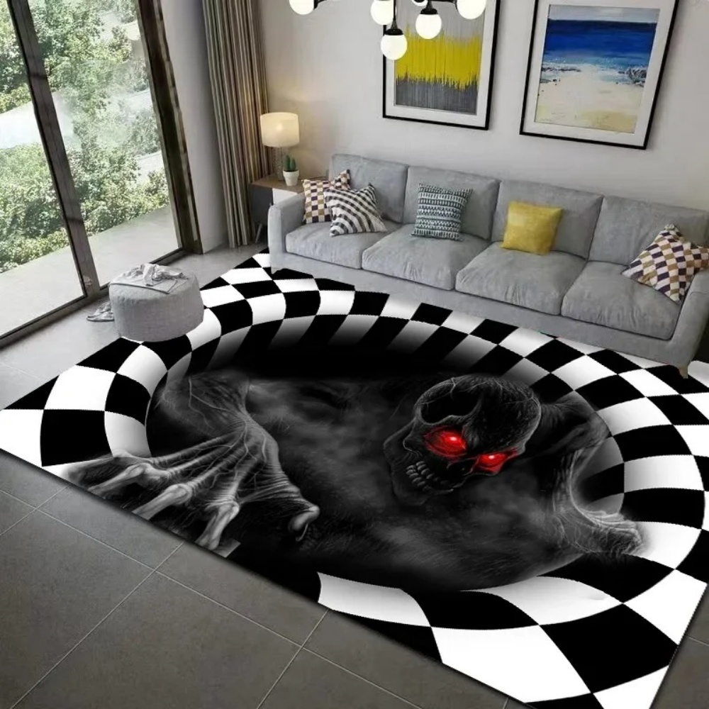 Esports Gaming Setup - 2D Huge Eye Monster Abyss Rug