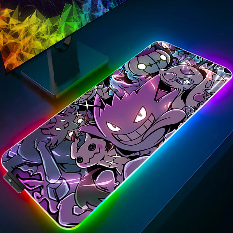 Esports Gamers - RGB Mouse Pad Pokemon Pikachu Gengar