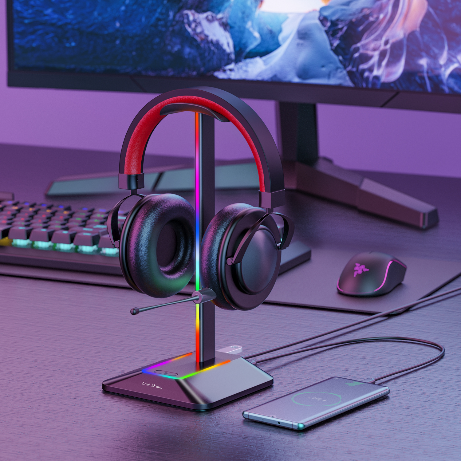 New Bee Z8 RGB Headphones Stan - Esports Gamers のレビューと価格