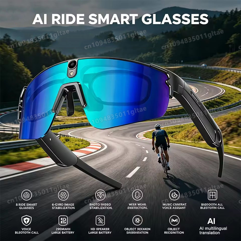 Cycling AI Smart Glasses 4K HD - Esports Gaming Pk のレビューと価格