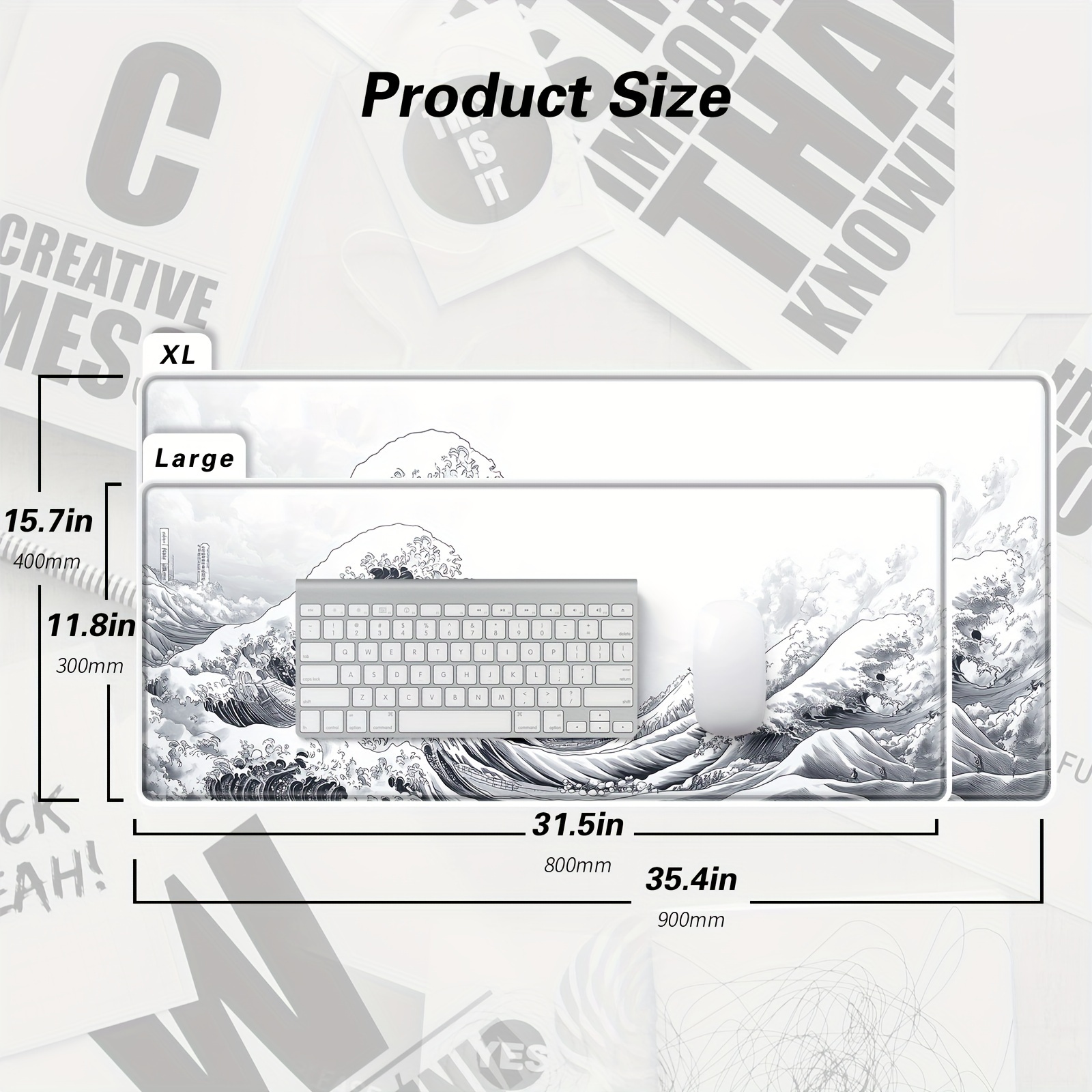 Grey and White Wave Gaming Mou - Esports Or Gaming のレビューと価格