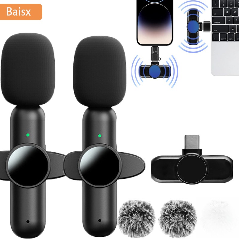 Wireless Lavalier Microphone f - Streaming Mic Condenser のレビューと価格
