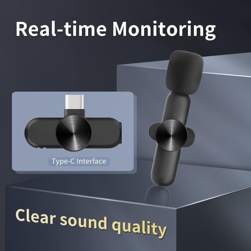 Wireless Lavalier Microphone f - Streaming Mic Condenser のレビューと価格