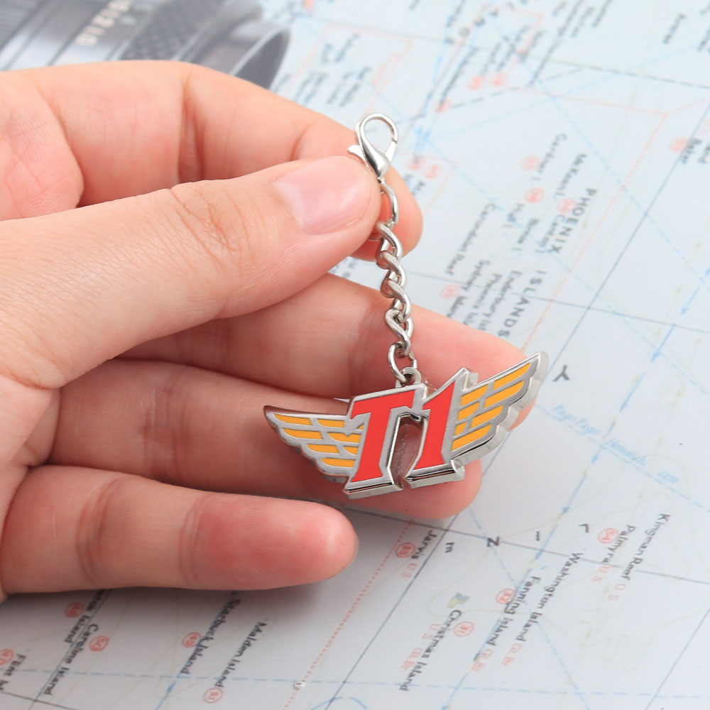 T1 Team Logo Metal Keychain En - Esports Gaming Logo のレビューと価格