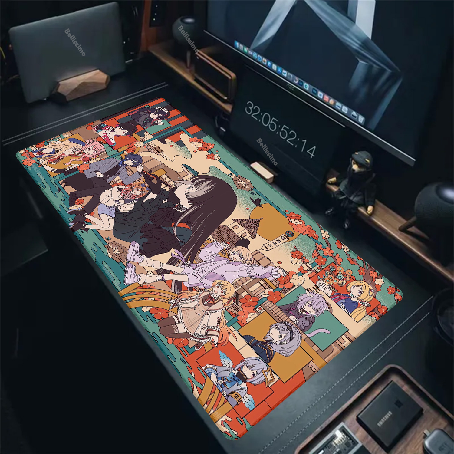 Anime Girl Desk Mat Juufuutei  - Esports Gaming Cabinet のレビューと価格