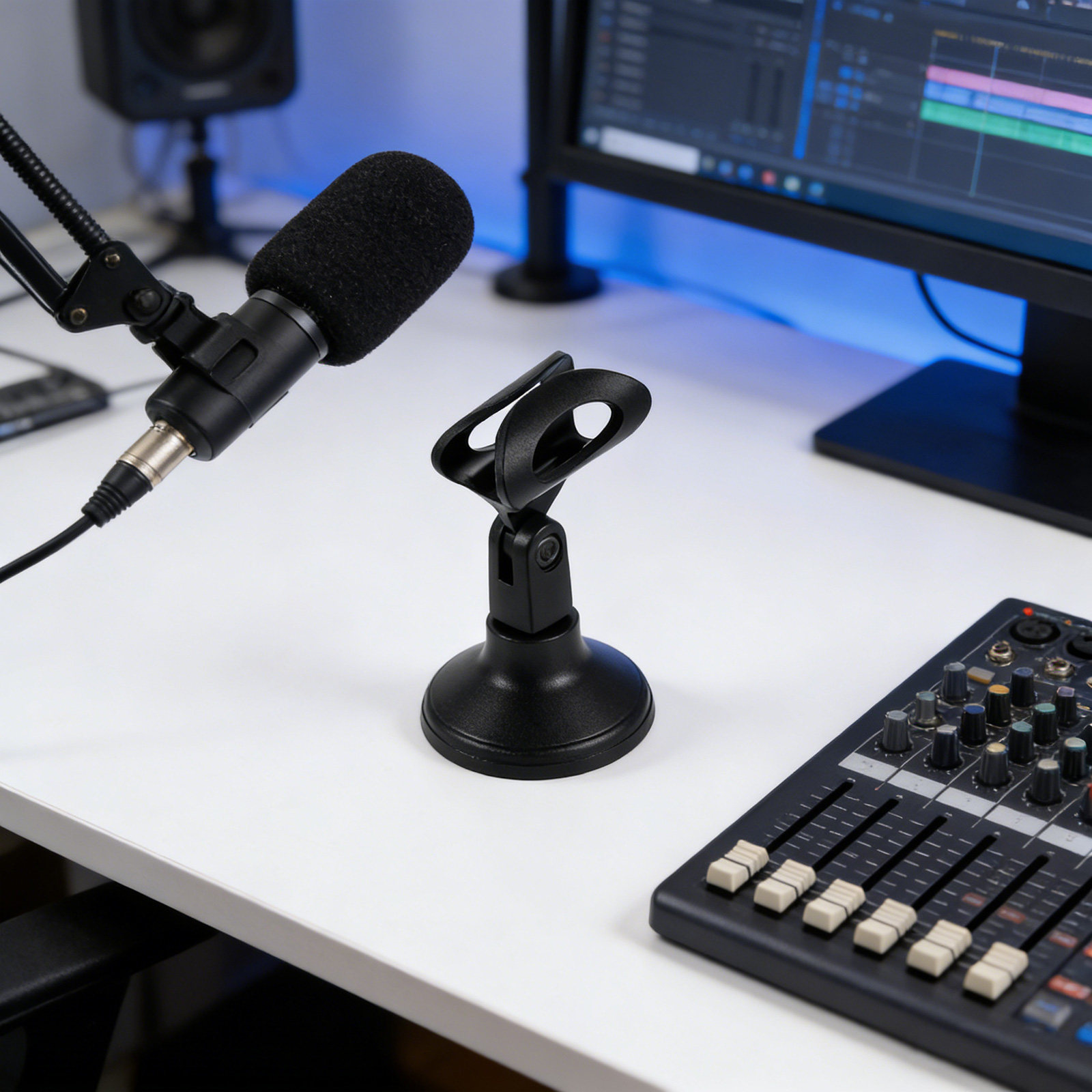 3Sets Adjustable Microphone Ho - Streaming Mic Condenser のレビューと価格