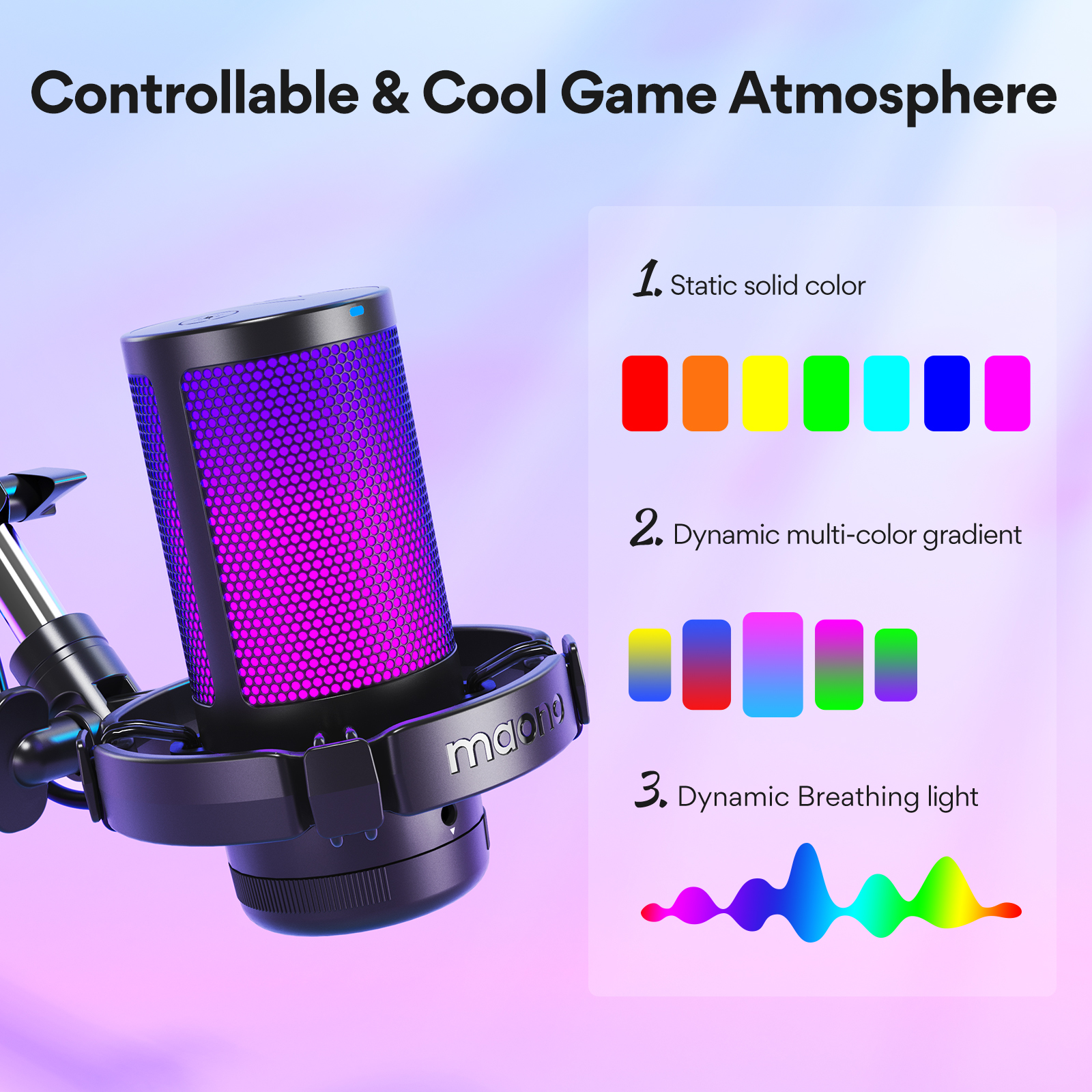 maono DGM20S Gaming USB Microp - Streaming Mic Condenser のレビューと価格
