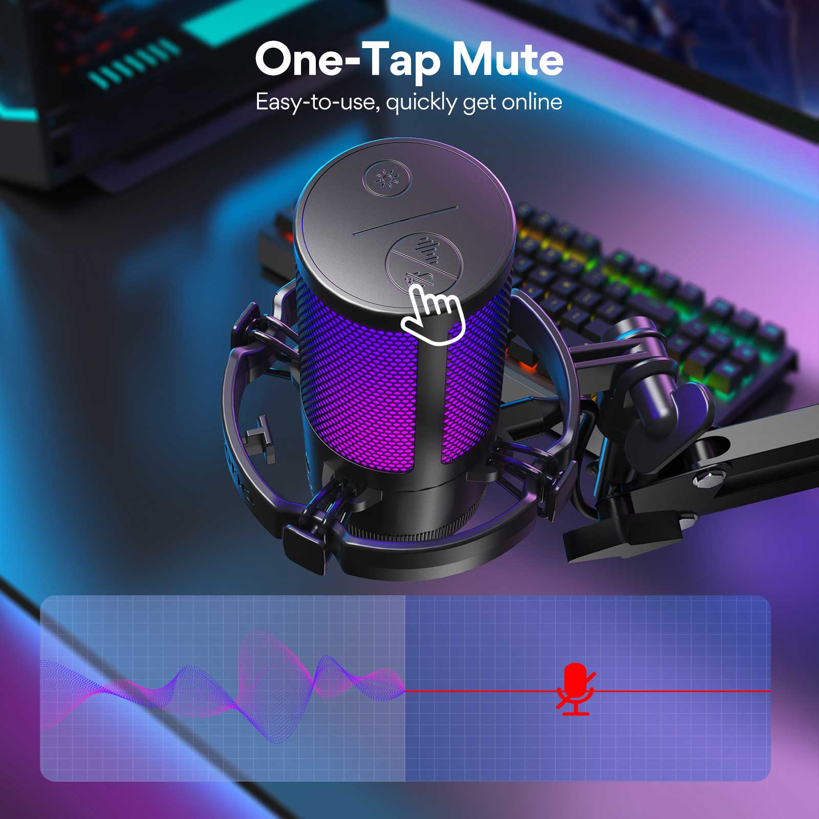 maono DGM20S Gaming USB Microp - Streaming Mic Condenser のレビューと価格