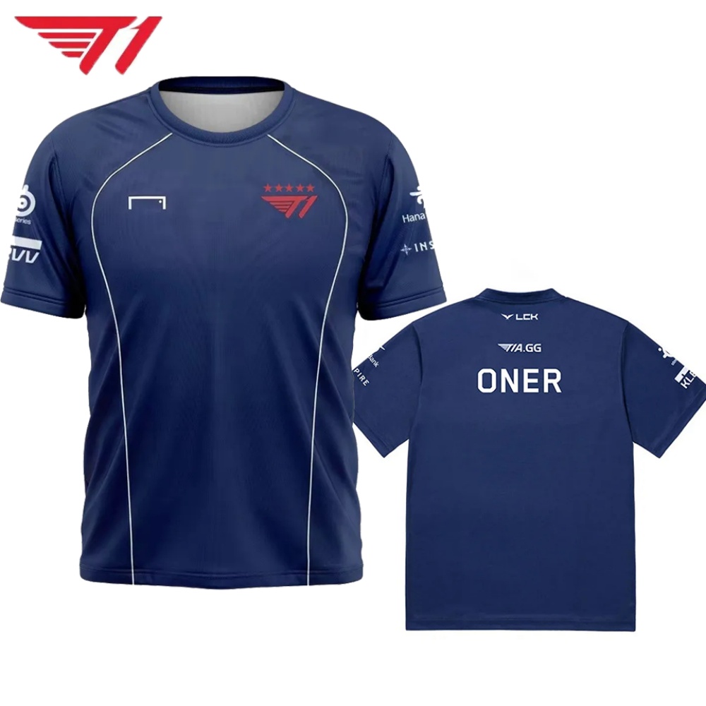T1 Esports Jersey – Navy Blue  - Esports Gaming Logo のレビューと価格