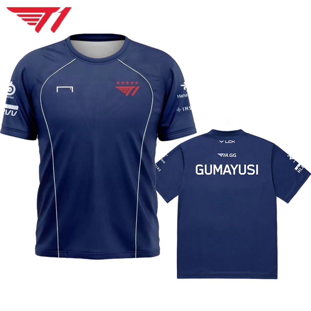 T1 Esports Jersey – Navy Blue  - Esports Gaming Logo のレビューと価格