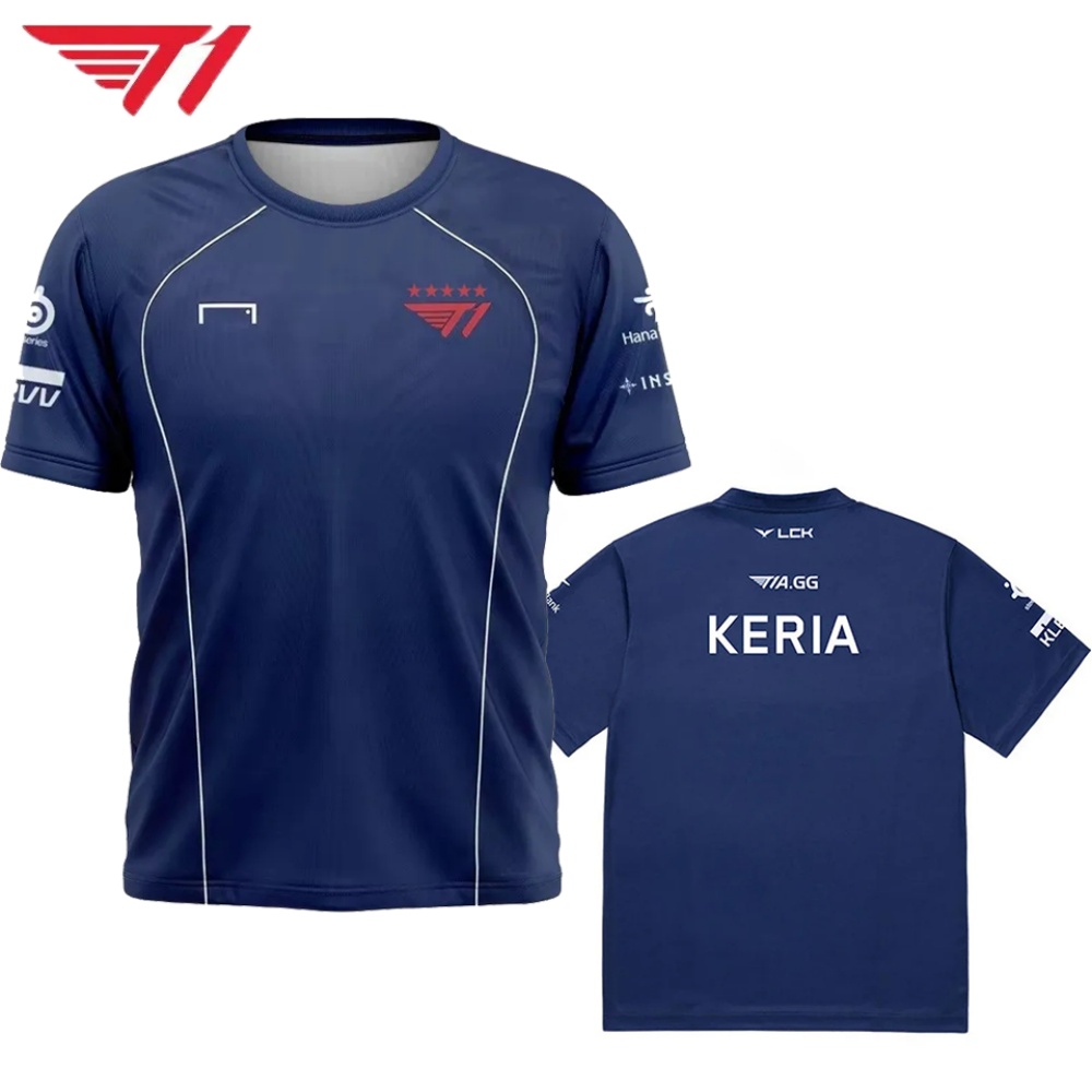 T1 Esports Jersey – Navy Blue  - Esports Gaming Logo のレビューと価格