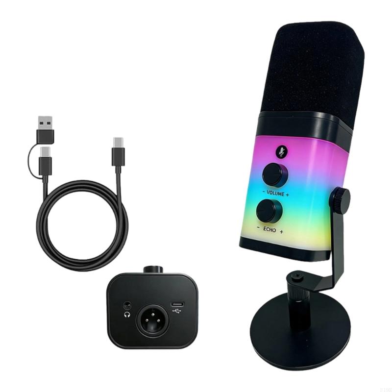 Desktop Condenser Mic With USB - Streaming Mic Condenser のレビューと価格