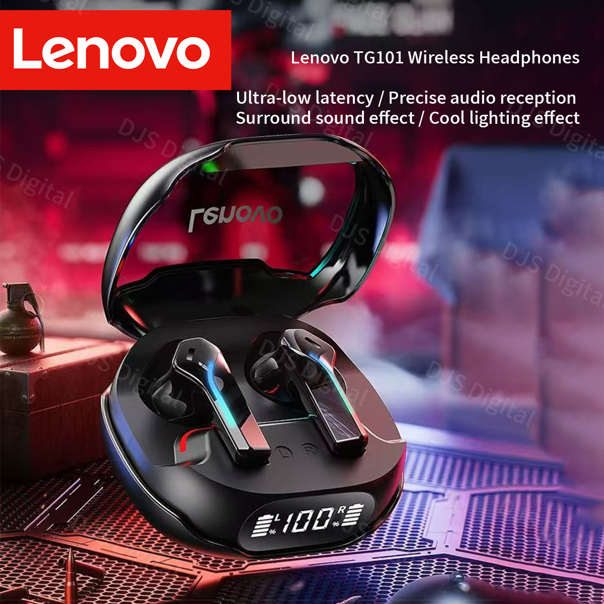 Lenovo TG101 Gaming Headset Bl - Esports Gaming Setup のレビューと価格
