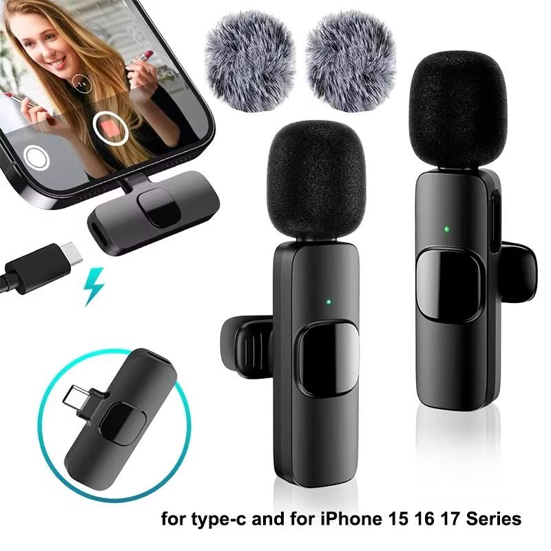 Wireless Lavalier Microphone M - Streaming Mic Condenser のレビューと価格