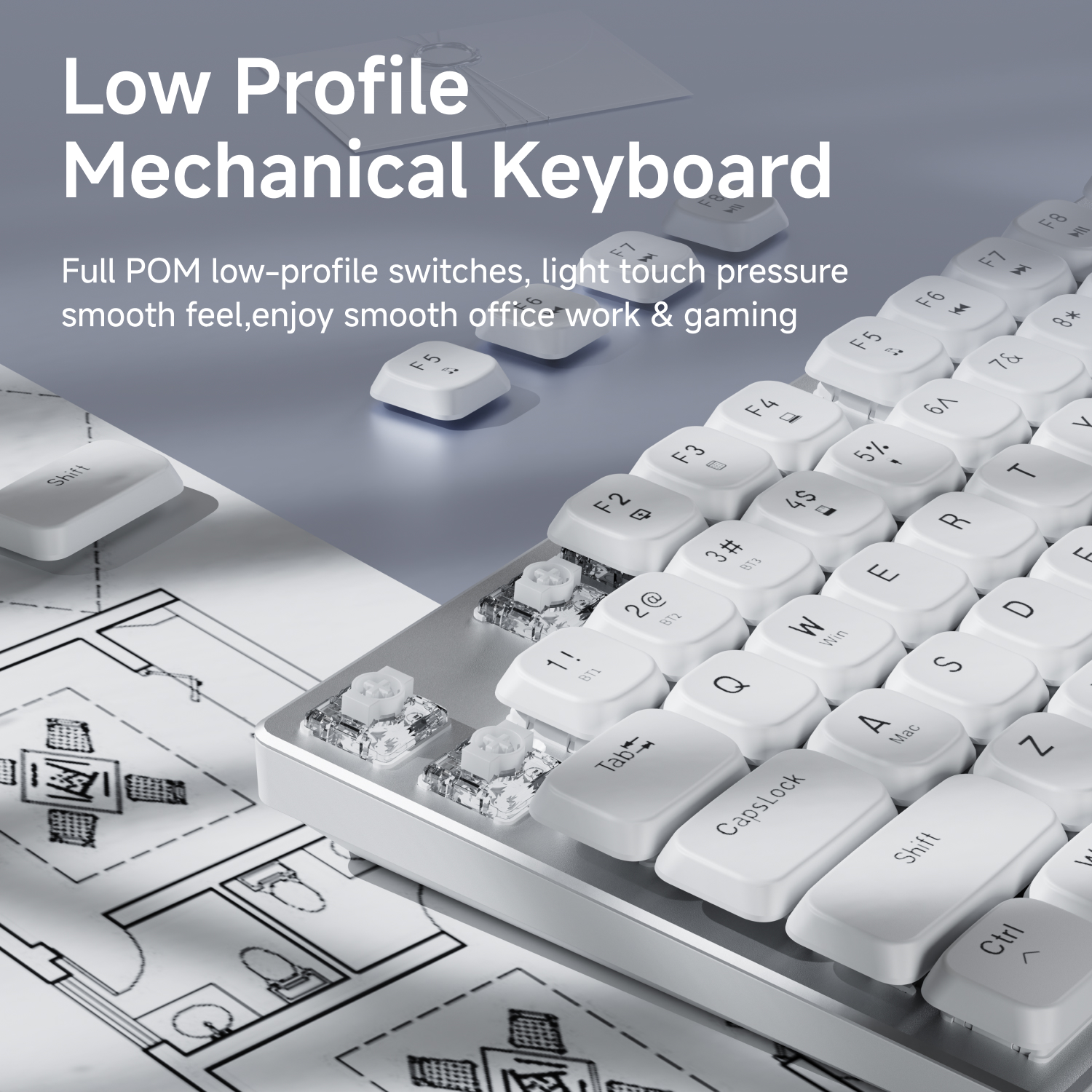 EWEADN Wireless Low-Profile Me - Esports Gamers のレビューと価格