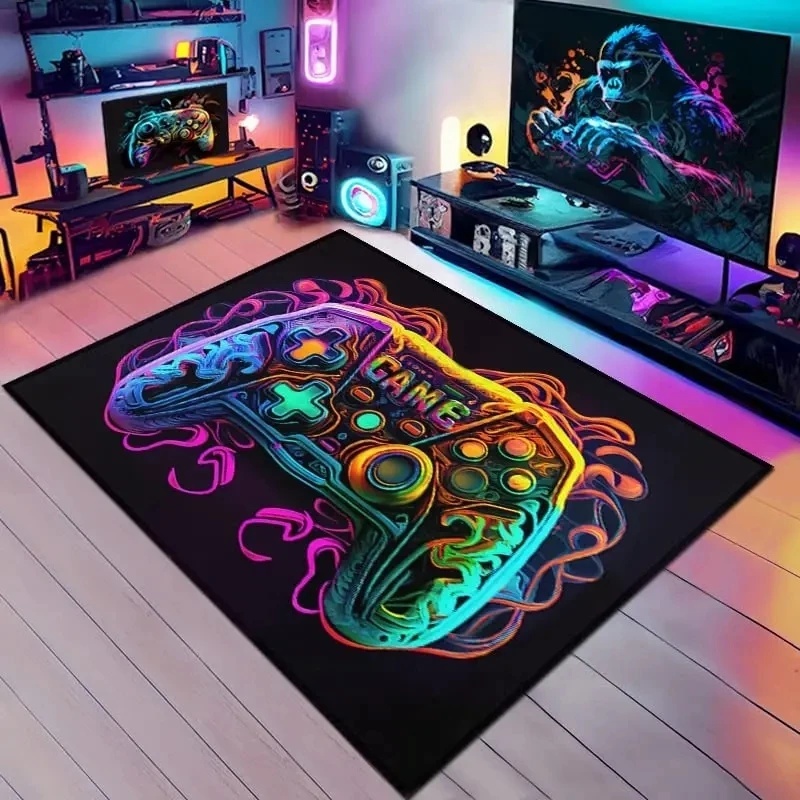 Rainbow Neon Gamepad GAMER Are - Esports Gaming Setup のレビューと価格