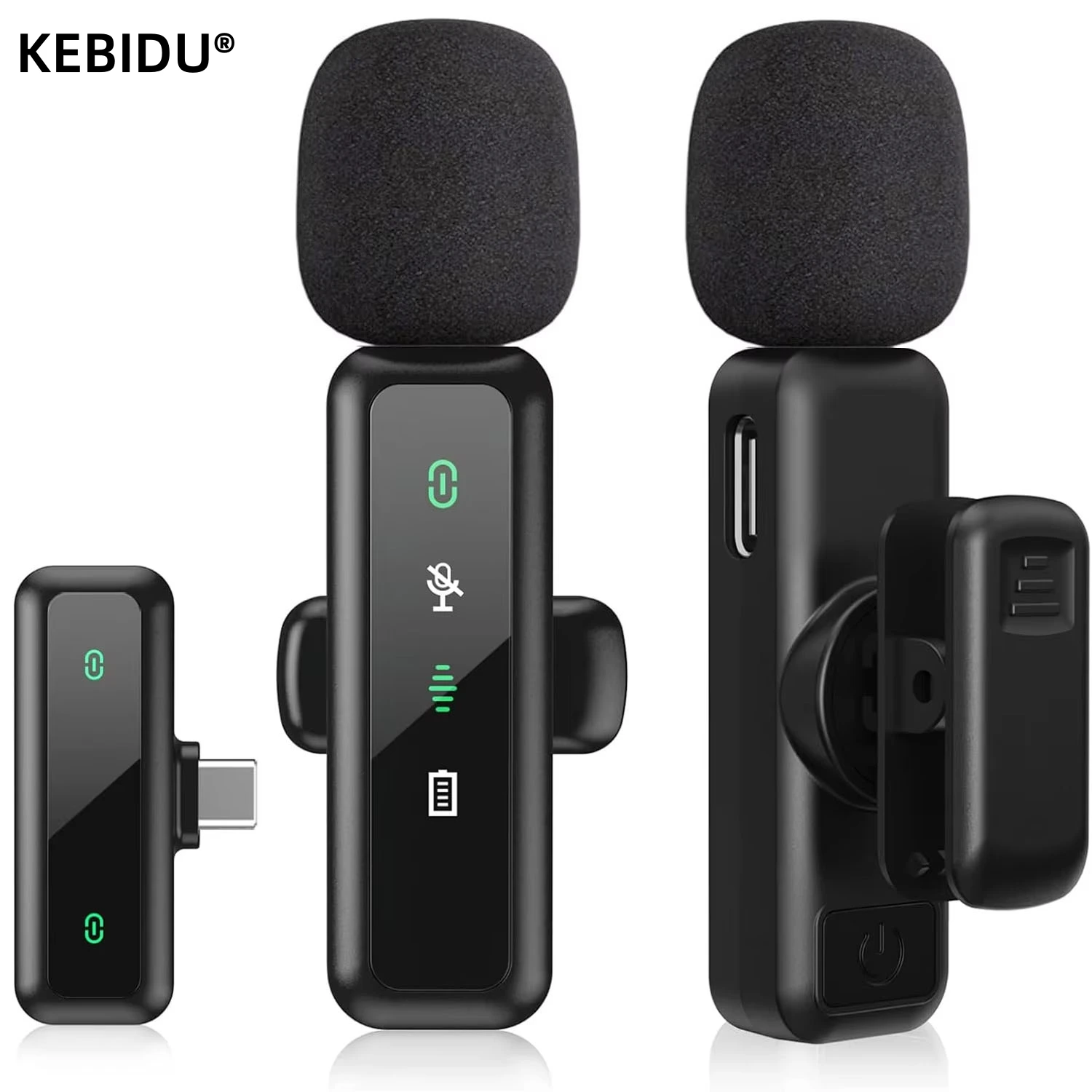 Lavalier Wireless Microphone 8 - Streaming Mic Condenser のレビューと価格