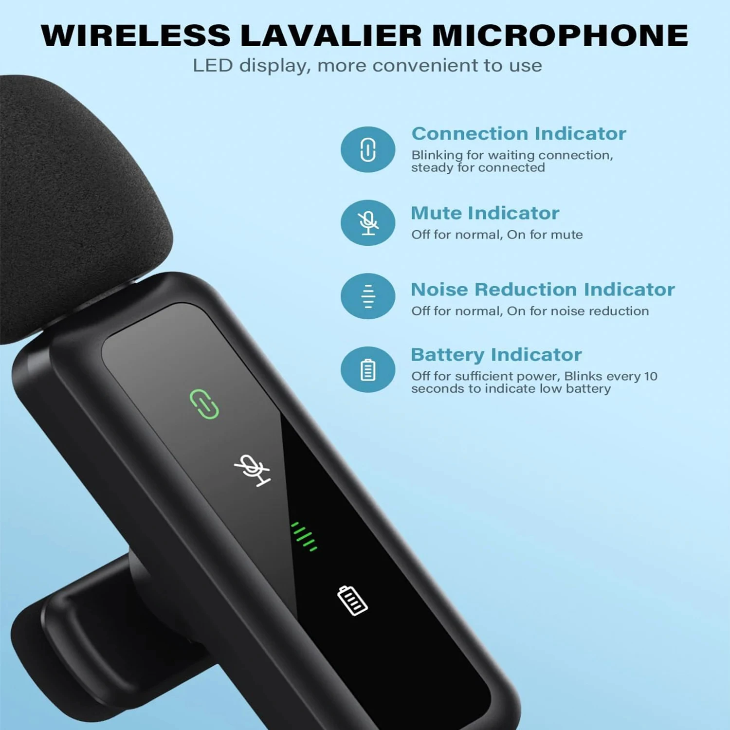 Lavalier Wireless Microphone 8 - Streaming Mic Condenser のレビューと価格