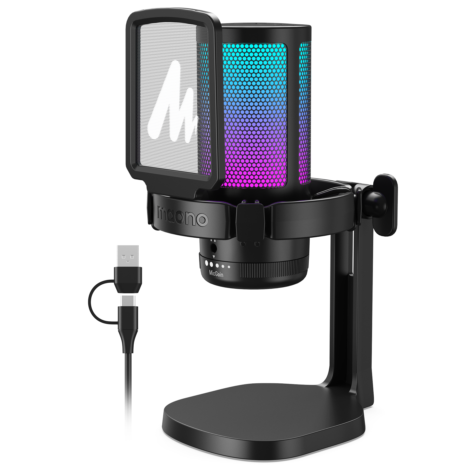 MAONO DGM20 Gaming Microphone  - Streaming Mic Condenser のレビューと価格