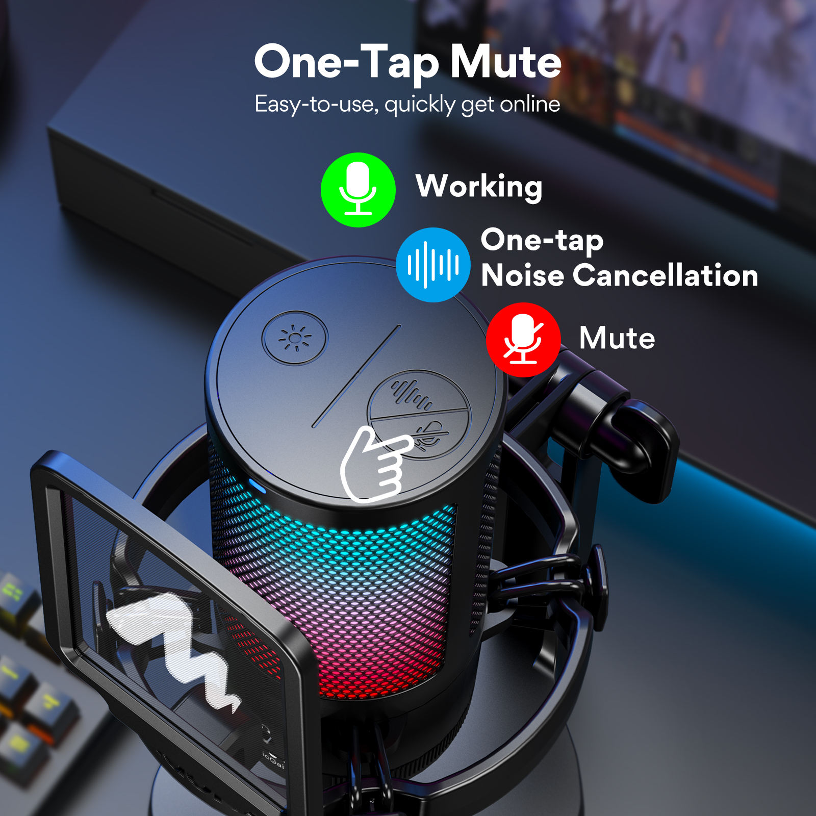MAONO DGM20 Gaming Microphone  - Streaming Mic Condenser のレビューと価格