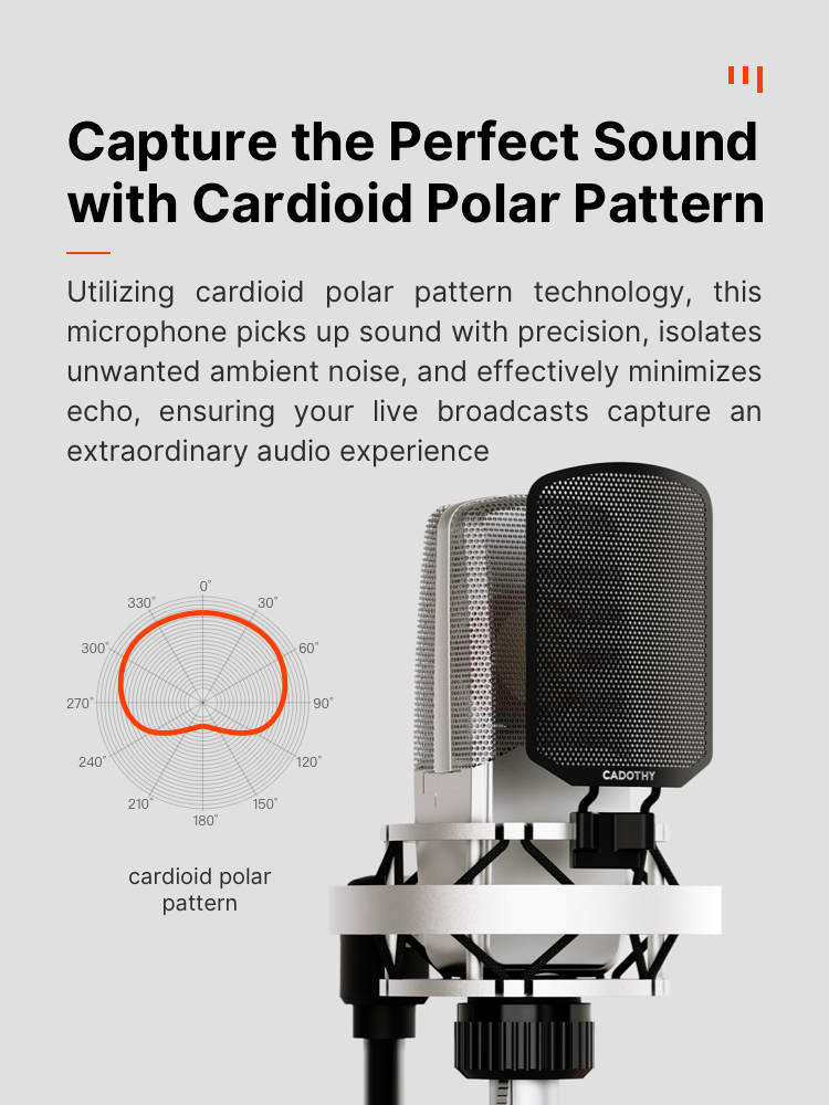 CADOTHY Professional Pc V8 Sou - Streaming Mic Condenser のレビューと価格
