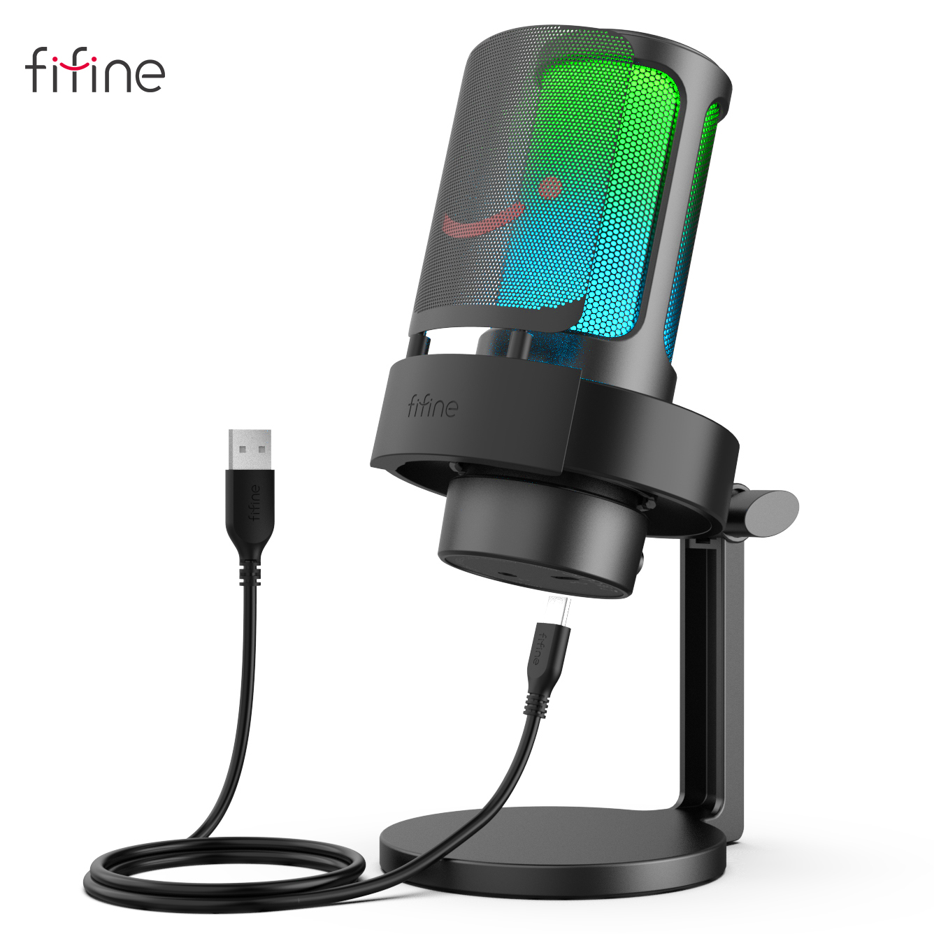 FIFINE Gaming Microphone with  - Streaming Mic Condenser のレビューと価格