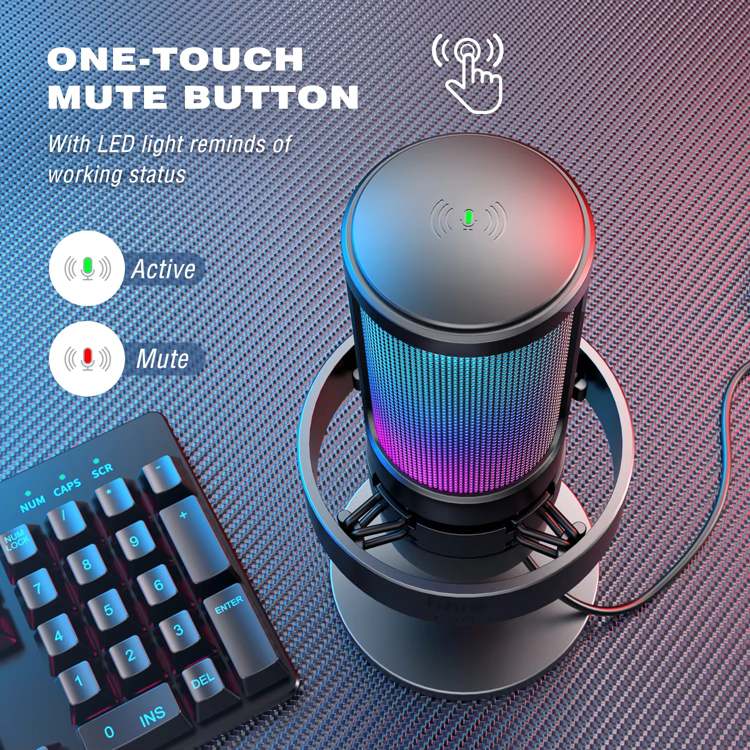 FIFINE Gaming Microphone with  - Streaming Mic Condenser のレビューと価格
